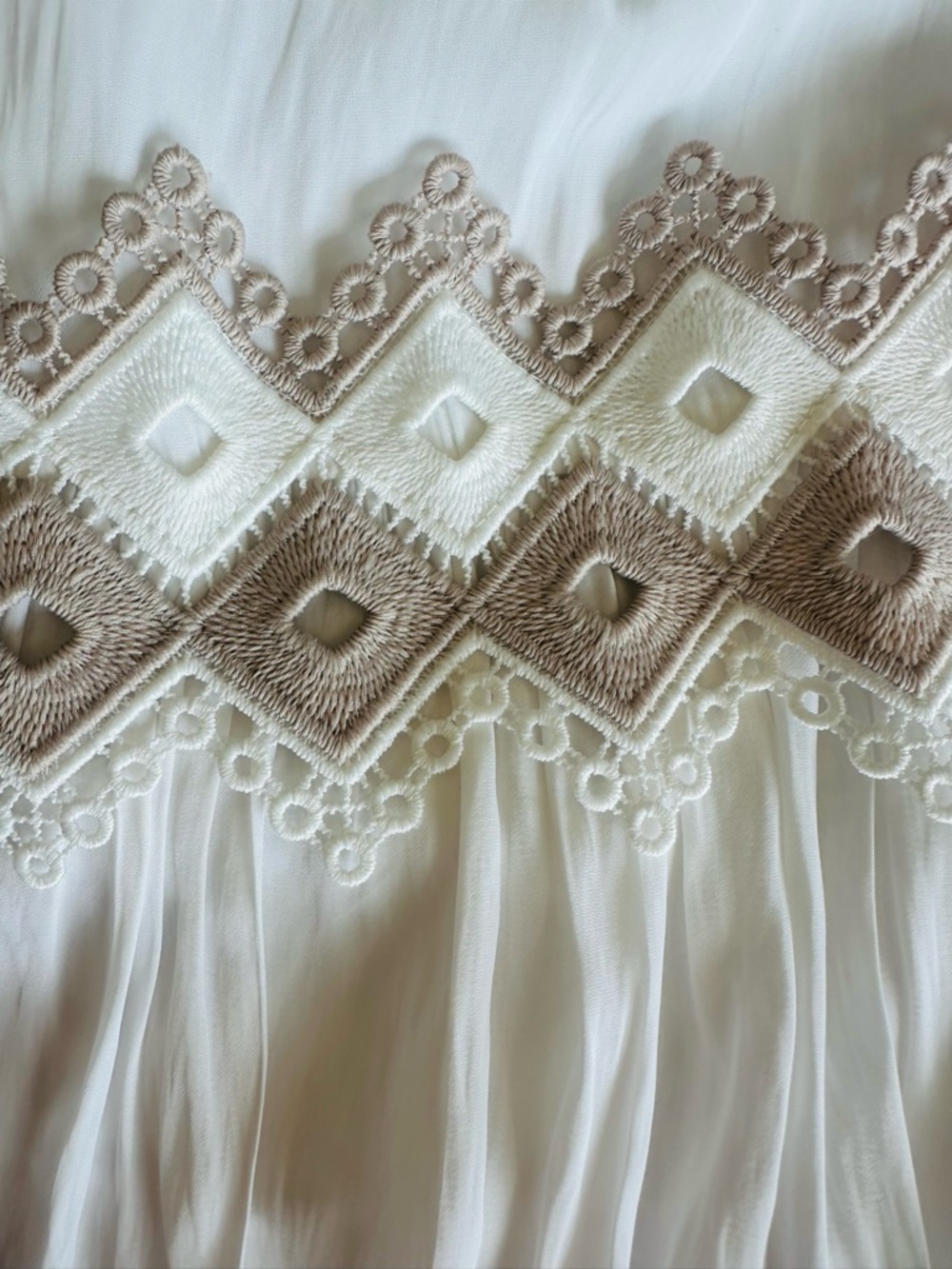 RAMY BROOK Bridget Eyelet Embroidered Dress in Ivory - Picture 8 of 12
